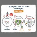 ¿Se comporta como una visita o como hijo?