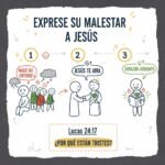 Exprese su malestar a Jesús